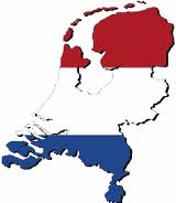 Страна Нидерланды в цветах своего флага